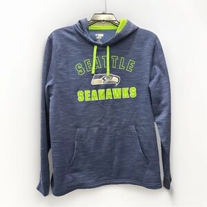 Seattle Seahawks NFL Team Apparel TX3 Warm Hoodie Men’s Size L Blue Green Logo